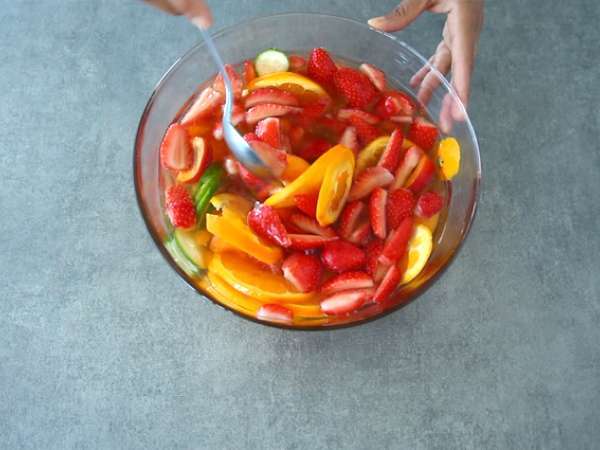 Сангрия с бяло вино - Бяла сангрия - Подготовка стъпка 4