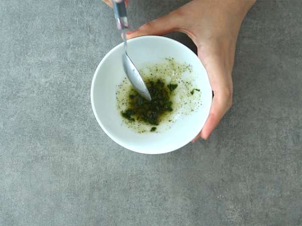 Салата с кубчето на Рубик - Подготовка стъпка 2