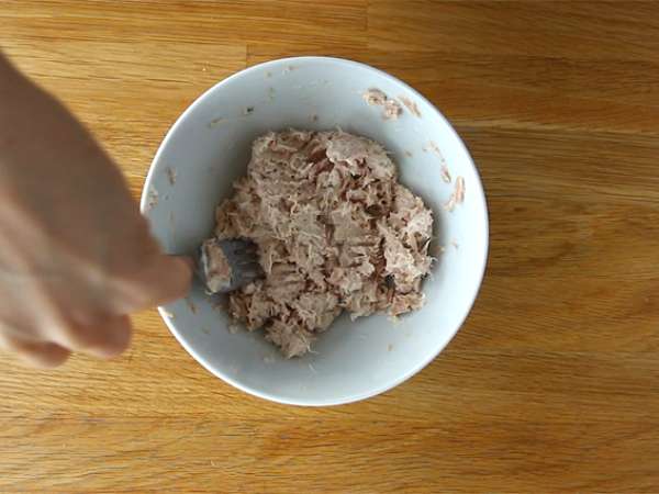 Кайсии, пълнени с риба тон и розмарин - Подготовка стъпка 1