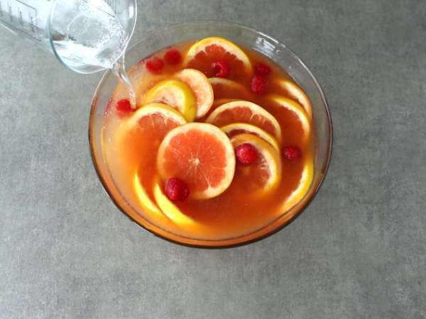 Розова сангрия с вино розе - Подготовка стъпка 3