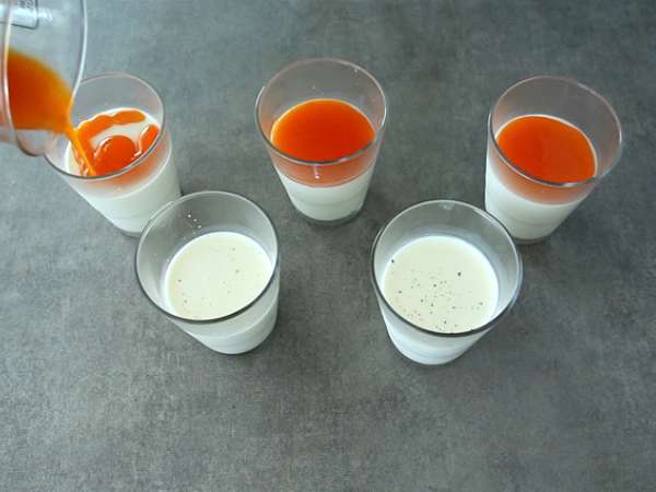 Ванилова панакота с кайсиево кули - Подготовка стъпка 5