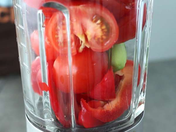 Свежо и лесно гаспачо - Подготовка стъпка 1