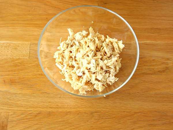 Salpicão - бразилска салата - Подготовка стъпка 4