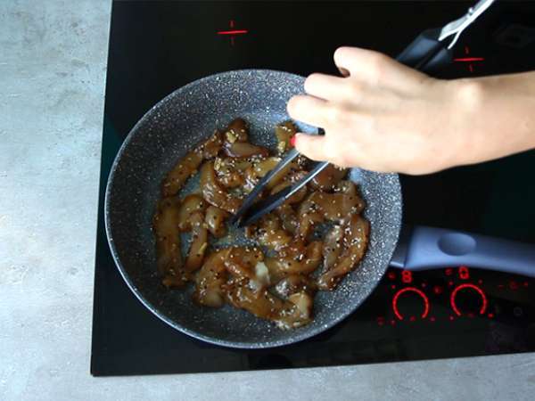 Пилешко месо, мариновано в соев сос и мед - Подготовка стъпка 4