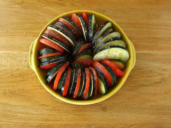 Много лесен провансалски зеленчуков тиан - Подготовка стъпка 4