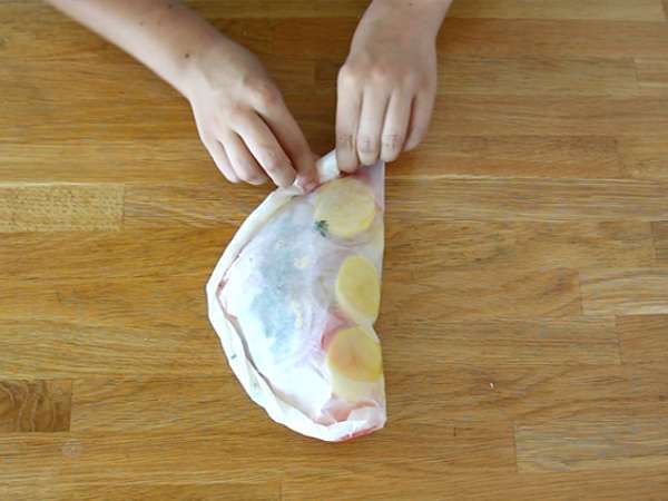 Папийонка от треска - Подготовка стъпка 4