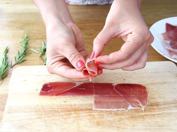 Кебапчета с пъпеш, шунка и розмарин за аперитив - Подготовка стъпка 2