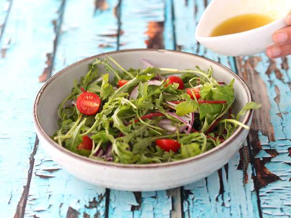 Салата с козе сирене - Подготовка стъпка 2