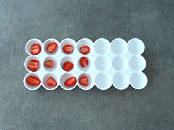 Лед с червени плодове - Подготовка стъпка 1