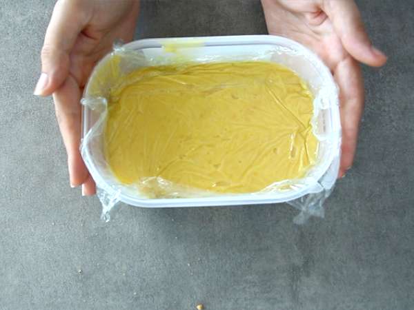 Сладолед от манго без машина за сладолед - Подготовка стъпка 4
