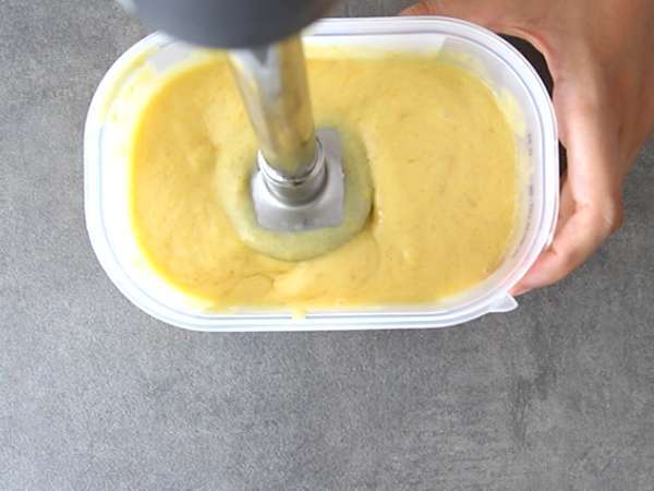 Сладолед от манго без машина за сладолед - Подготовка стъпка 5