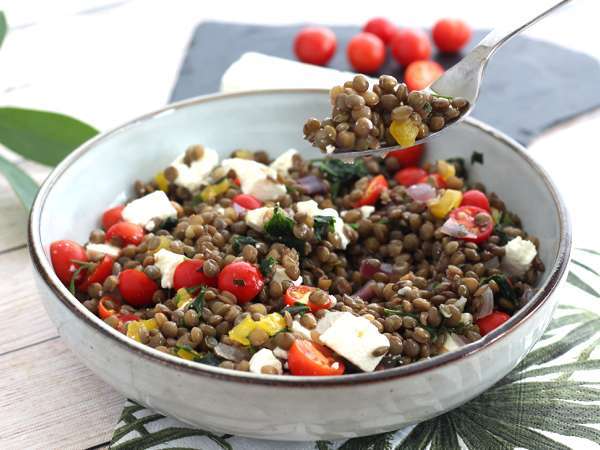 Салата от леща с извара - Подготовка стъпка 3