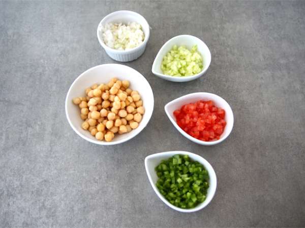 Супа от марули и салата от нахут - Подготовка стъпка 1