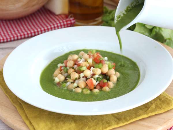 Супа от марули и салата от нахут - Подготовка стъпка 5