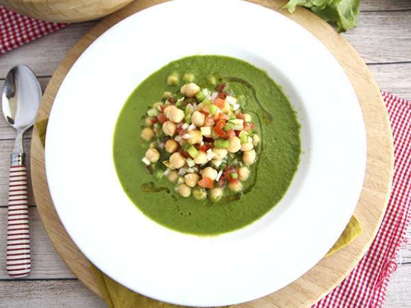 Супа от марули и салата от нахут - Подготовка стъпка 6