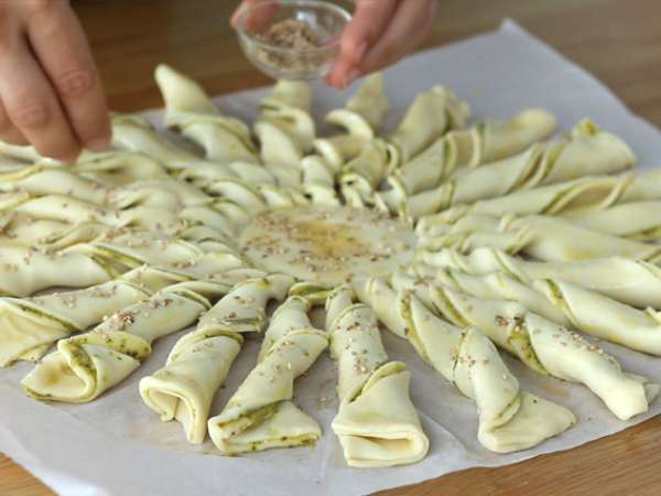 Бутер тесто с песто - Подготовка стъпка 4