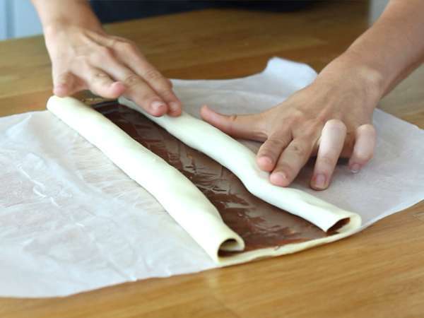 Палмиери от бутер тесто - Подготовка стъпка 2