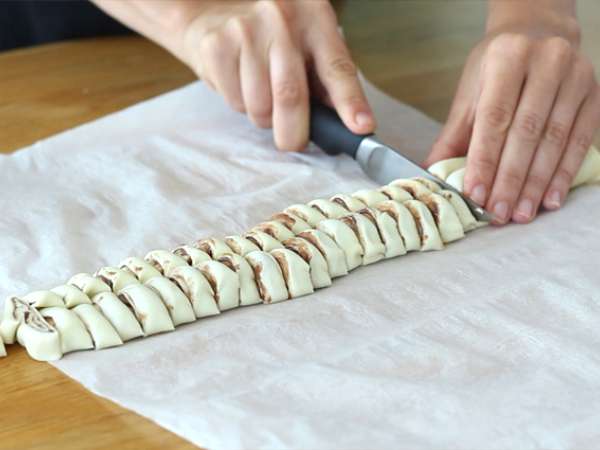 Палмиери от бутер тесто - Подготовка стъпка 3