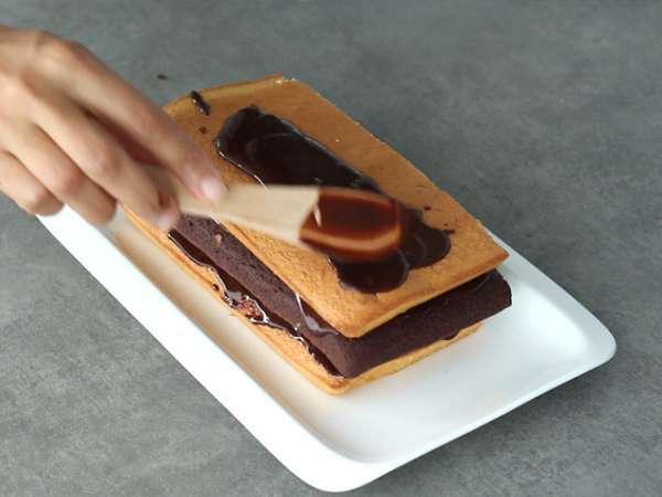 Домашна неаполитанска торта - Подготовка стъпка 8