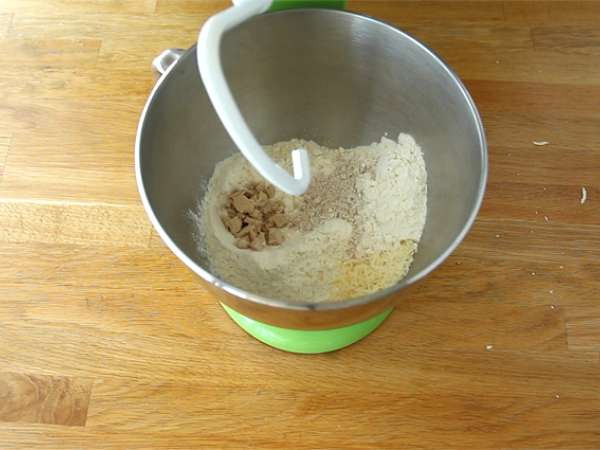 Фокача с чери домати - Подготовка стъпка 1