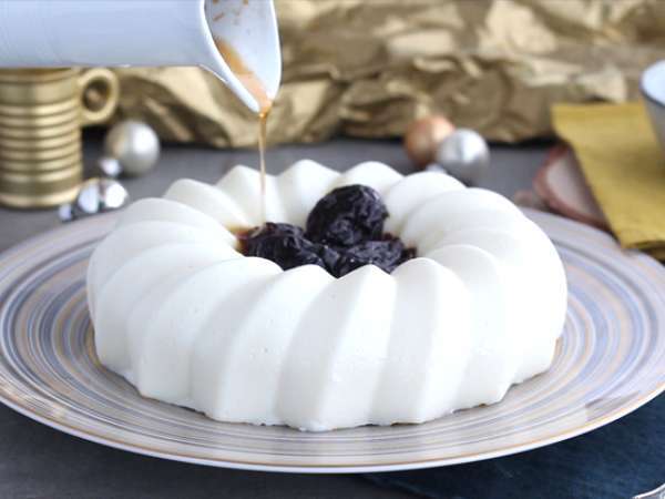 Blanc manger кули с кокос и сини сливи - Подготовка стъпка 4