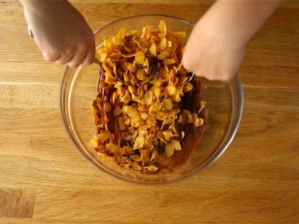 Розови пясъчни торти Коледен елен - Подготовка стъпка 1