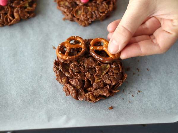 Розови пясъчни торти Коледен елен - Подготовка стъпка 3