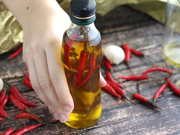 Горещо олио за домашни пици - Подготовка стъпка 3