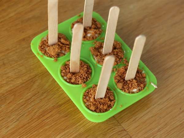 Близалки с горещ шоколад: бял шоколад + speculoos - Подготовка стъпка 3