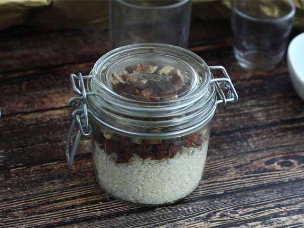 Комплект за ризото с гъби и сушени домати - Подготовка стъпка 1