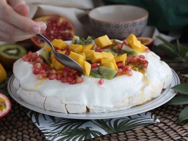 Лесна павлова с екзотични плодове - Подготовка стъпка 6