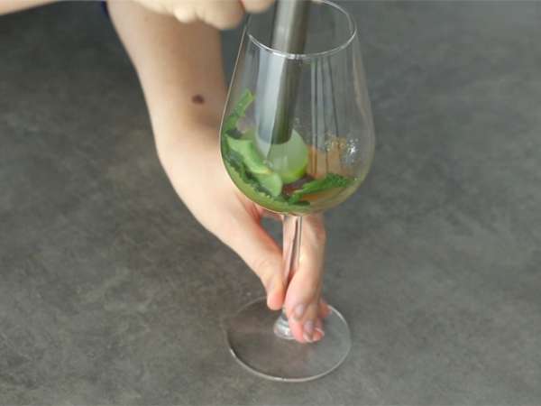 Кралско шампанско мохито - Подготовка стъпка 1