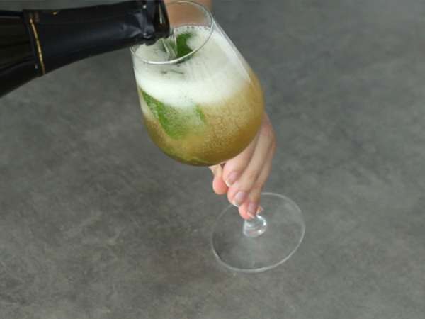 Кралско шампанско мохито - Подготовка стъпка 2