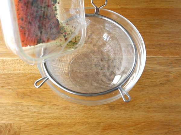 Gravlax, маринована сьомга по шведски - Подготовка стъпка 3