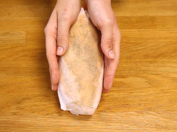 Фуа гра, приготвено в сол - Подготовка стъпка 2