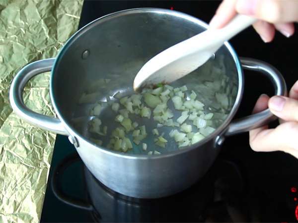 Вегетарианско ризото със сушени домати и гъби - Подготовка стъпка 1