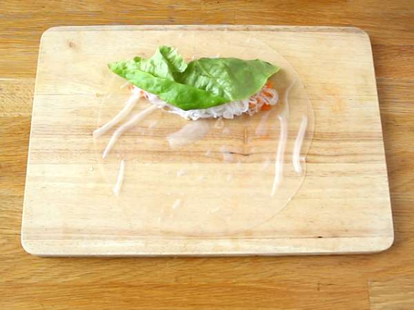 Пролетни рулца - пилешки скариди - Подготовка стъпка 5