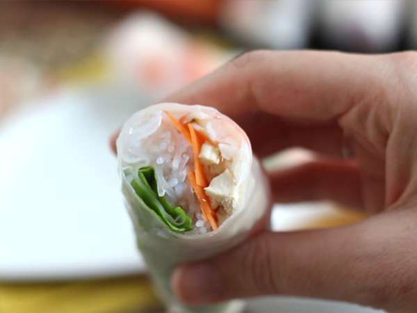 Пролетни рулца - пилешки скариди - Подготовка стъпка 7