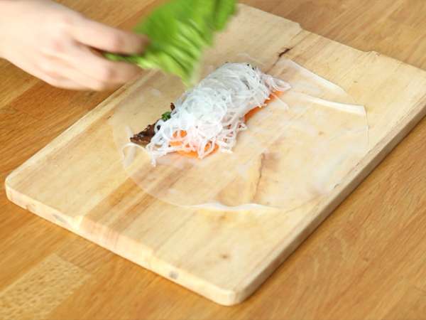 Пролетни рулца - мариновано говеждо месо - Подготовка стъпка 5