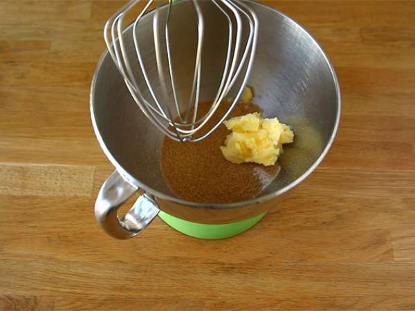 Брауни с лимон и овесени ядки и лимонова глазура - Подготовка стъпка 1