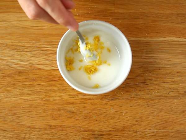 Брауни с лимон и овесени ядки и лимонова глазура - Подготовка стъпка 5