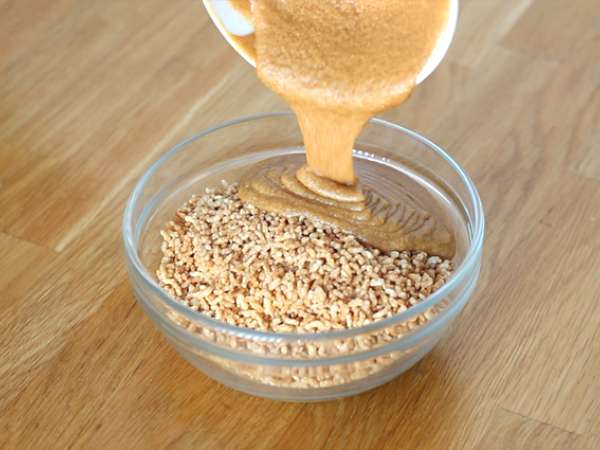 Зърнени барчета с ориз и фъстъци - Подготовка стъпка 5