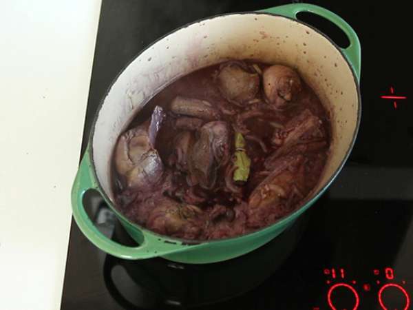 Coq au vin - Подготовка стъпка 4