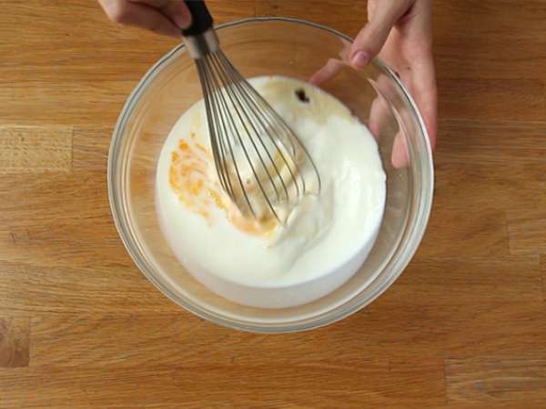 Чийзкейк и чийзкейк с френски тост (чийзкейк с френски тост) - Подготовка стъпка 2