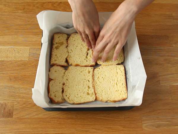 Чийзкейк и чийзкейк с френски тост (чийзкейк с френски тост) - Подготовка стъпка 4