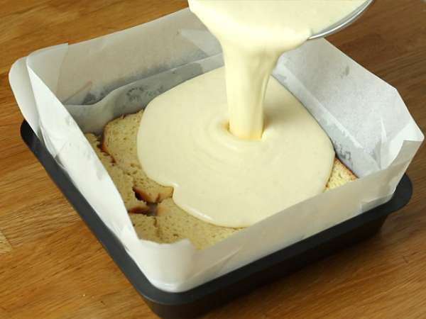 Чийзкейк и чийзкейк с френски тост (чийзкейк с френски тост) - Подготовка стъпка 5