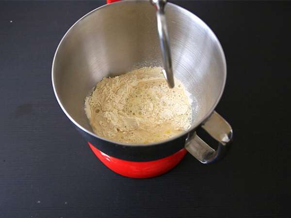 Плетени хлебчета със зелено песто - Подготовка стъпка 1