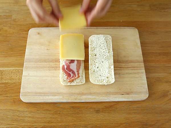 Панини Raclette - Подготовка стъпка 3