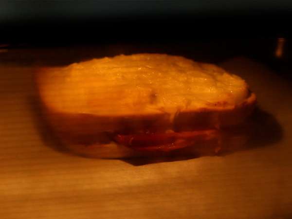 Гурме крок монсие със сос бешамел - Подготовка стъпка 4