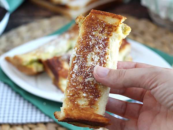 Пикантен френски тост с песто - Подготовка стъпка 6